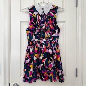 Nasty Gal A’ la Mod Abstract colorful women Dress size small